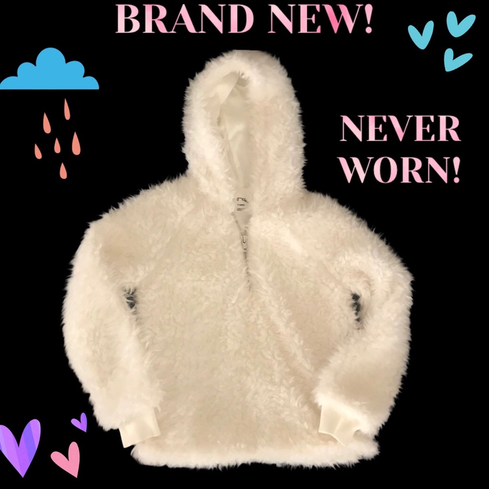 ❣️BRAND NEW NEVER WORN SHERPA FUZZY COZY JACKET